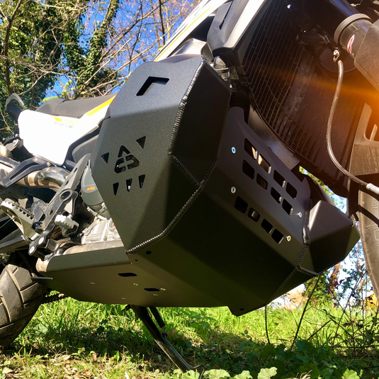ACD Racing Parts Skid Plate providing robust engine protection for KTM Husqvarna
