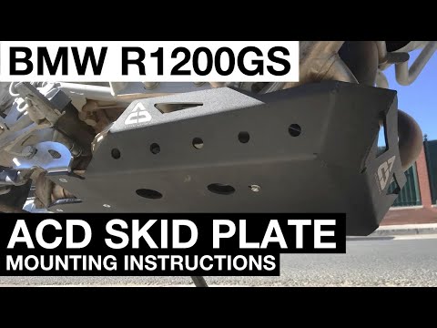 Skid Plate BMW GS AIR COOLED R1200GS /  R1200 ADV 2006 - 2013